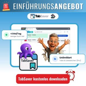 Tabsaver Lesezeichen im Griff